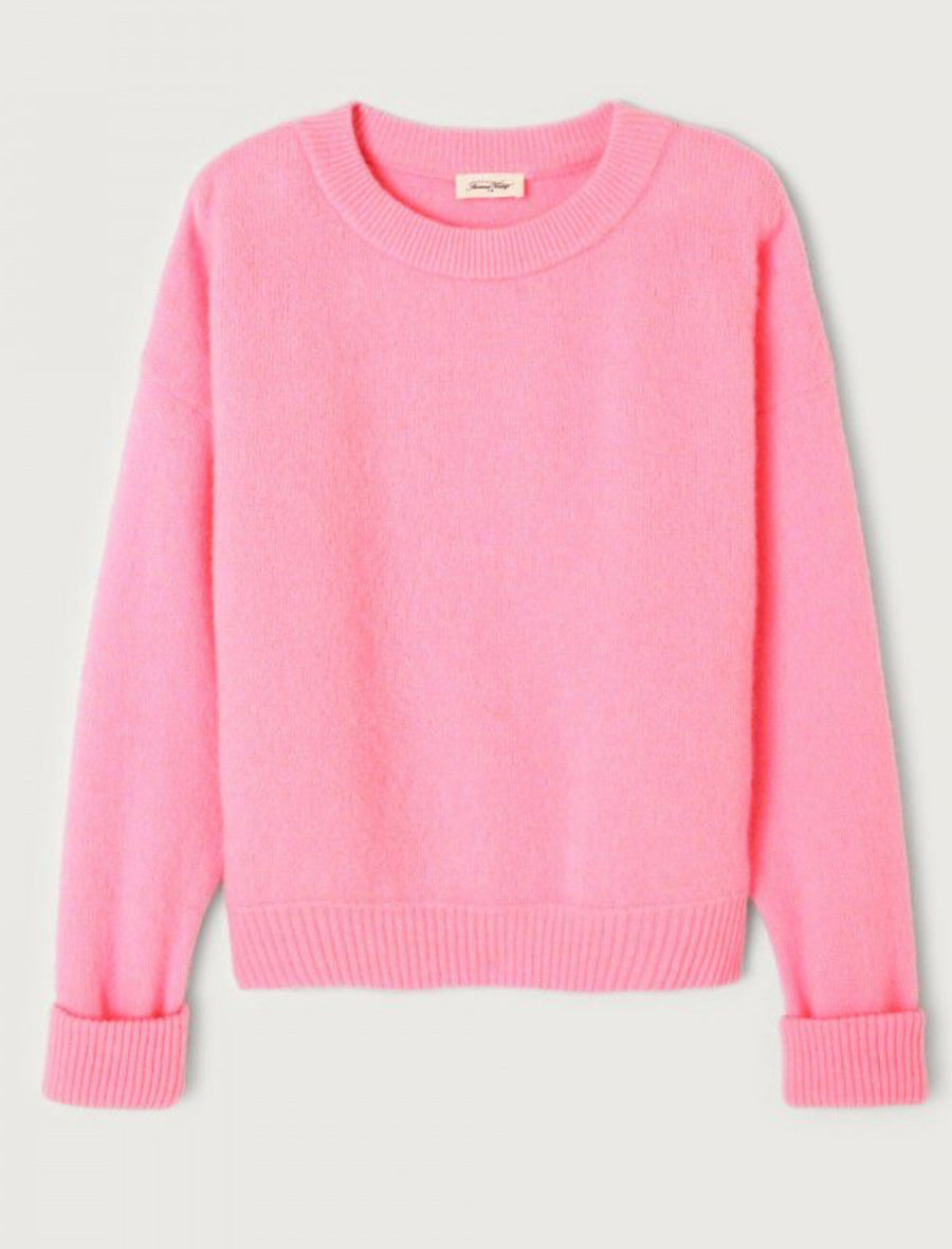 American Vintage Vito Jumper Bright Pink