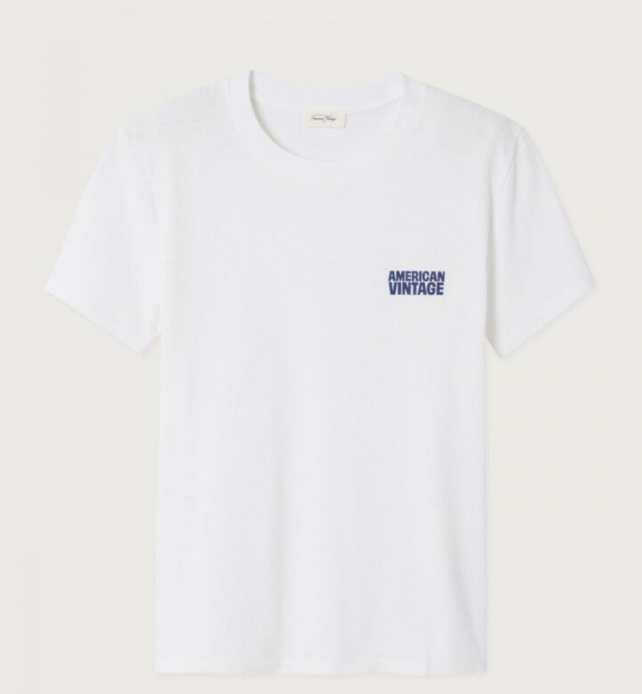 American Vintage Ykowbo T-Shirt White Logo