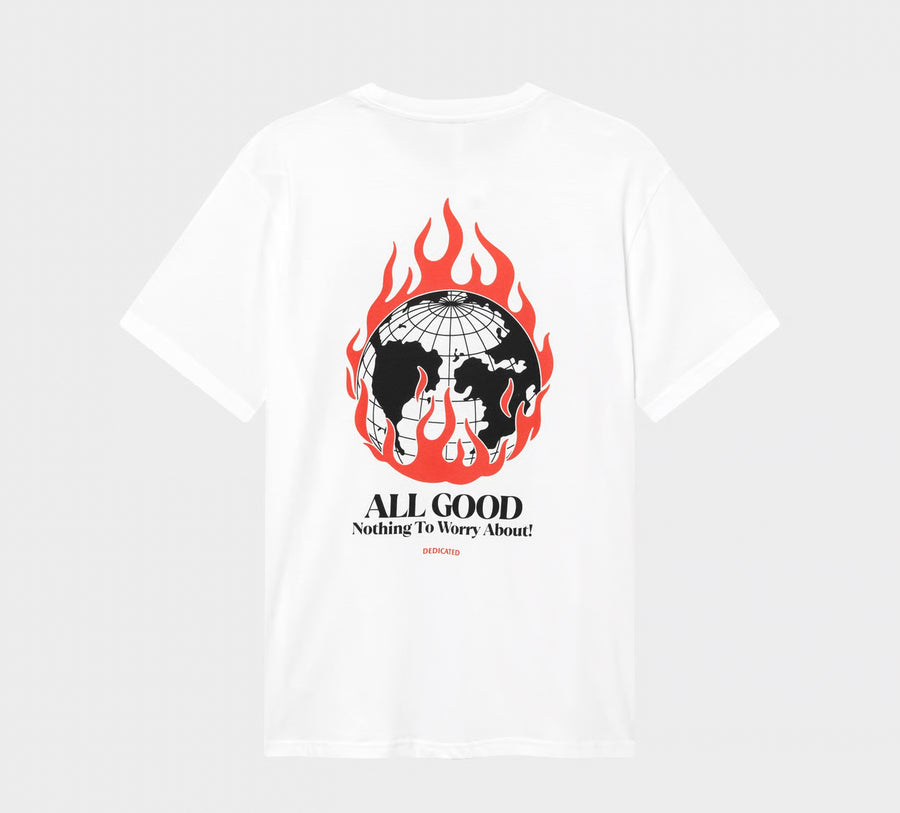 Dedicated Stockholm T-Shirt All Good White