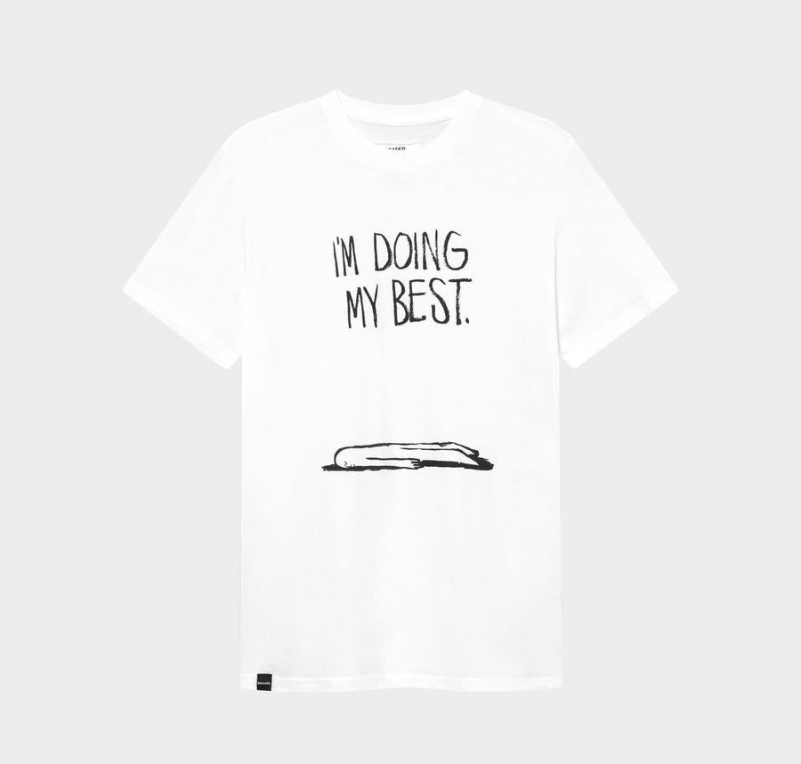 Dedicated Stockholm I’m Doing My Best T-Shirt White
