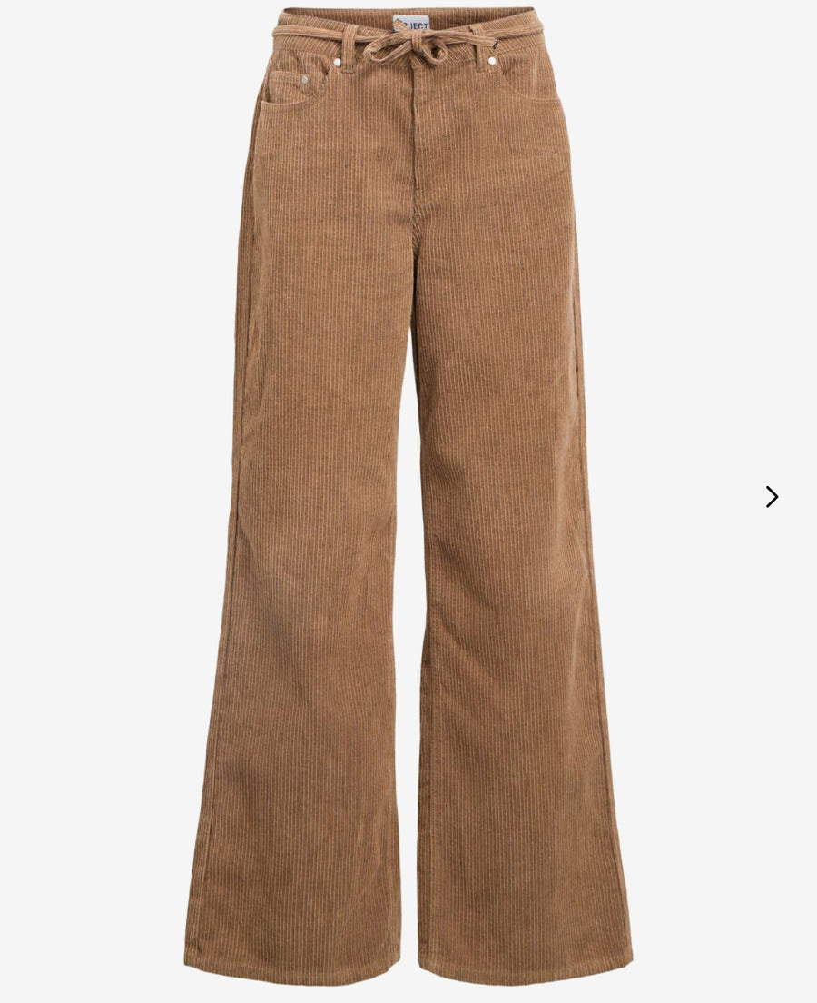 Object Moji Alima Wide Leg Corduroy Trousers