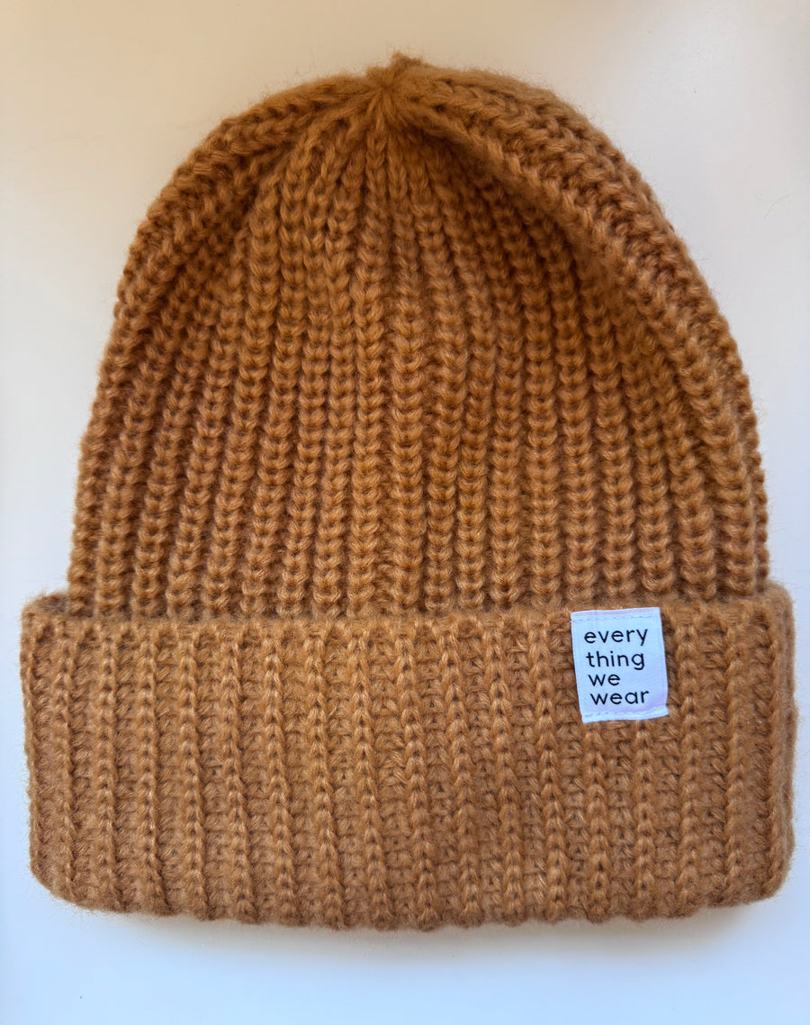 ETWW Beanie Hat Mustard Yellow