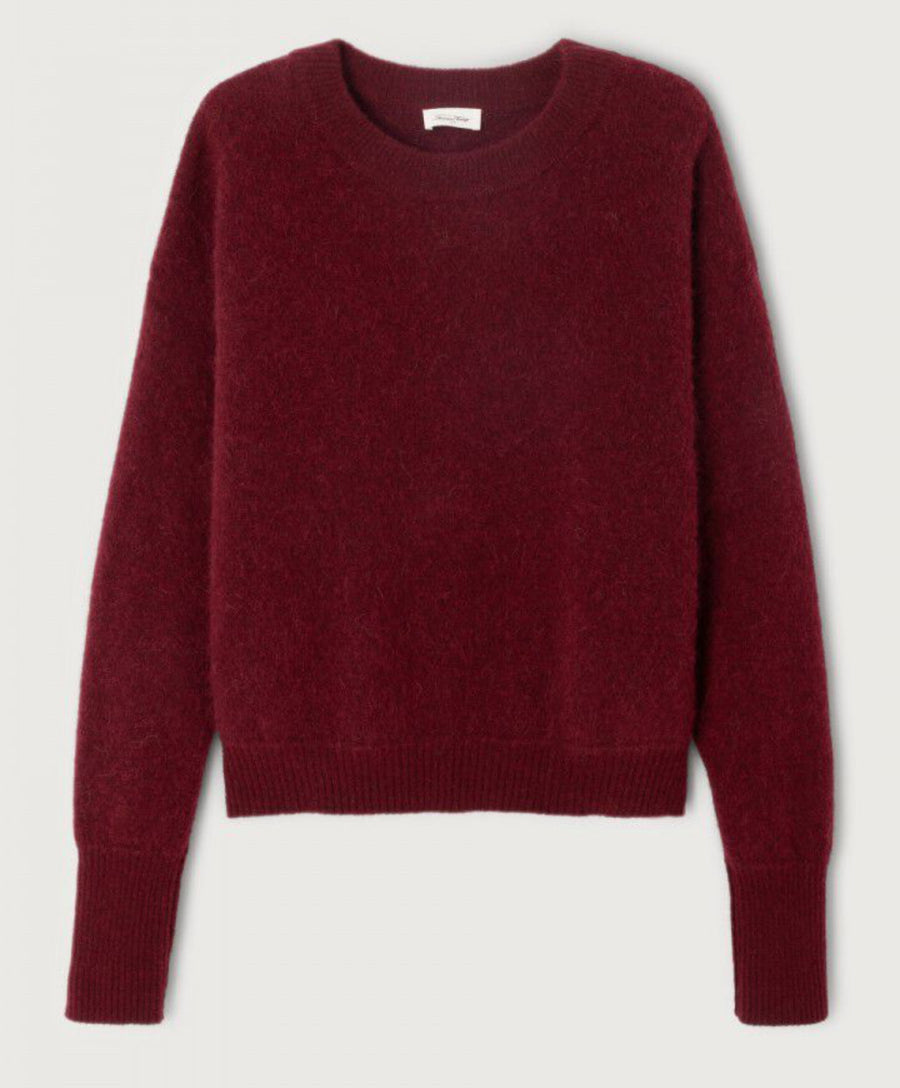 American Vintage Vitow Jumper Burgundy