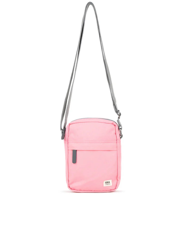 Roka Bond Cross Body Bag Rose Pink Recycled canvas