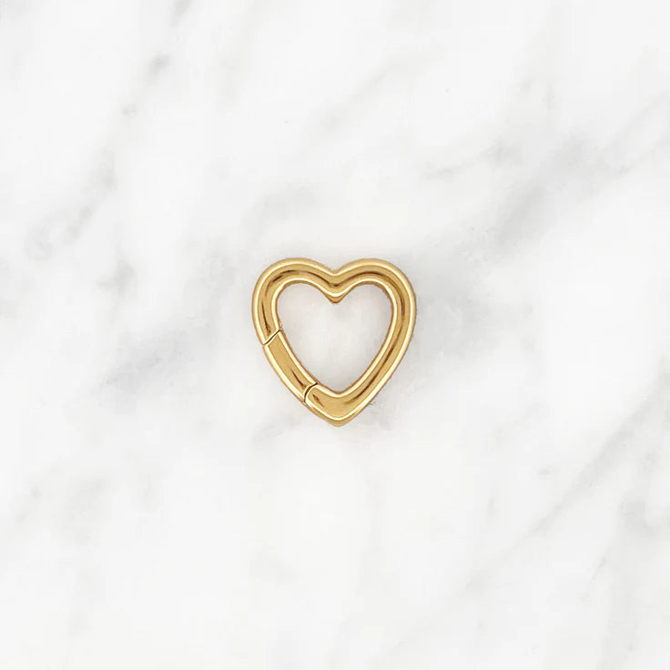 Bynouck Heart Clasp Gold Plated