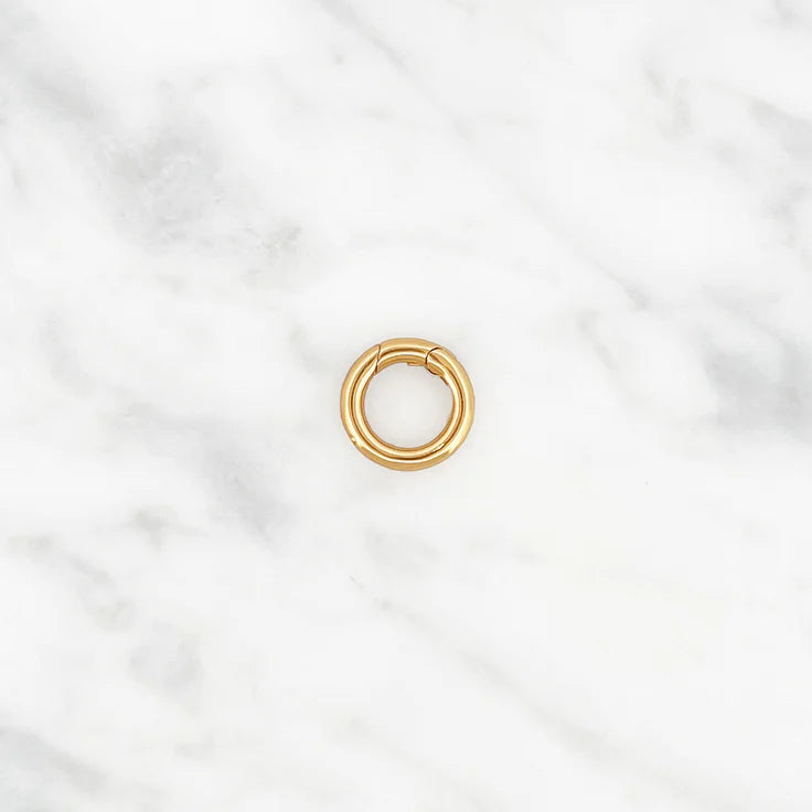 Bynouck Small Round Base Clasp Gold Plated