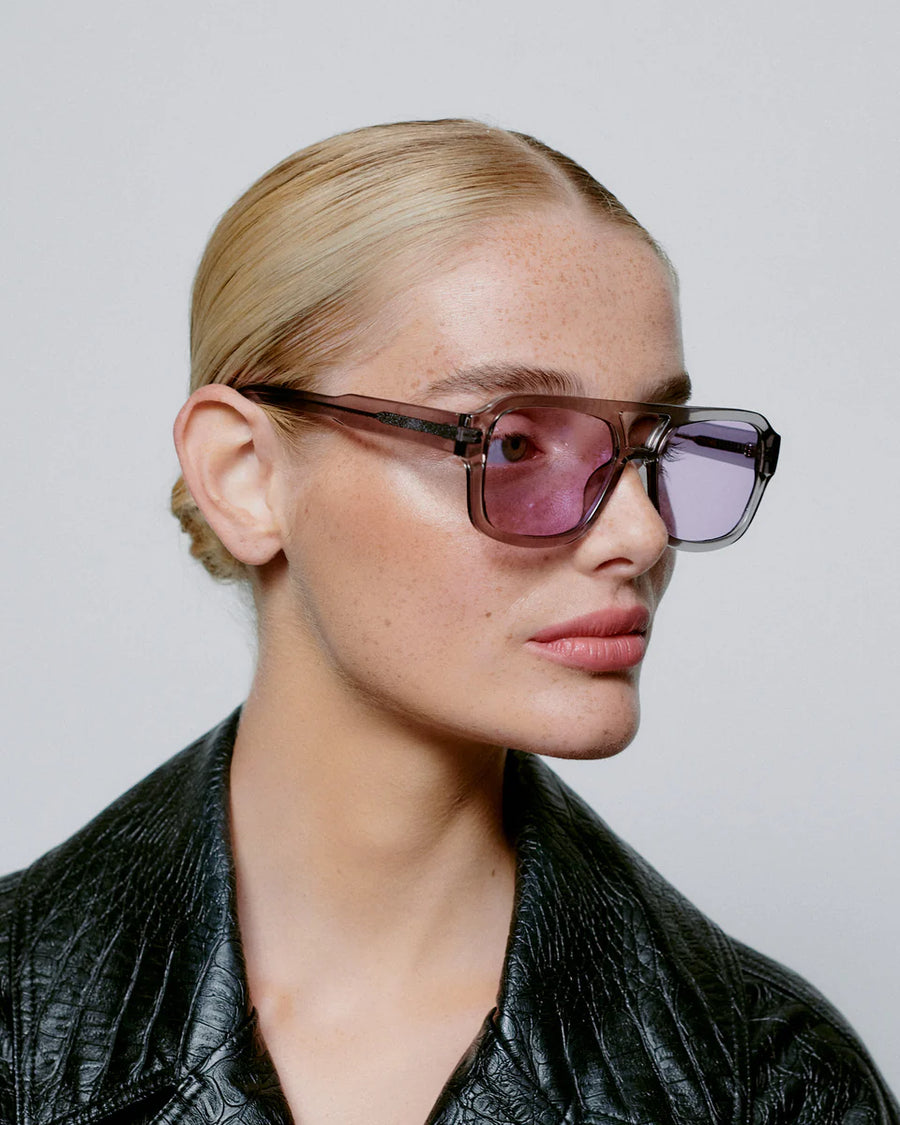 A.Kjærbede Kaya Grey Transparent Sunglasses