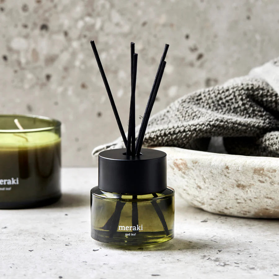 Meraki Reed Diffuser Oud Leaf