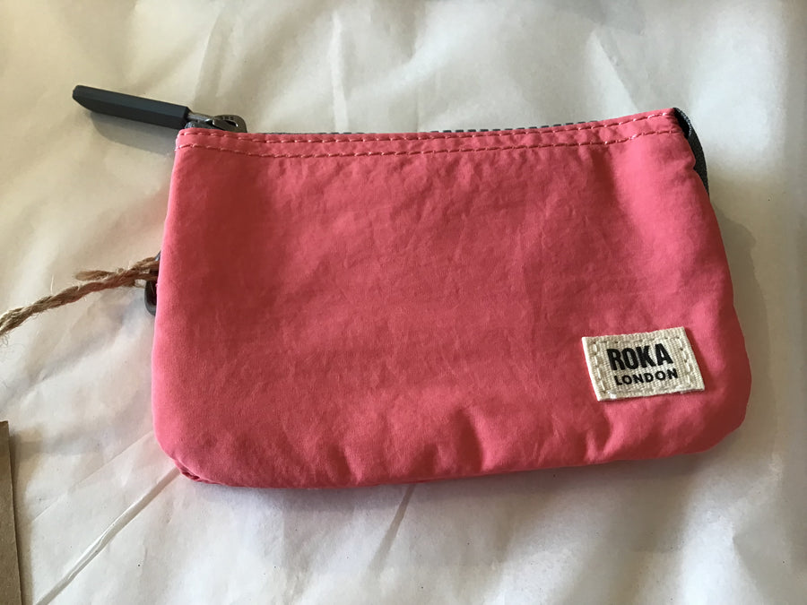 Roka Carnaby Taslon Small Wallet Rose