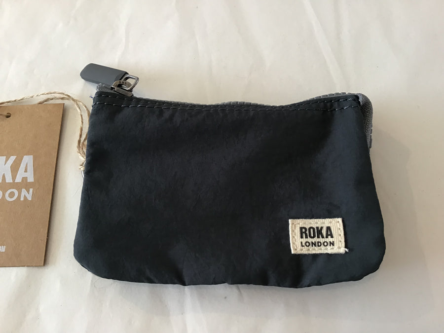 Roka Carnaby Taslon Small Wallet Charcoal