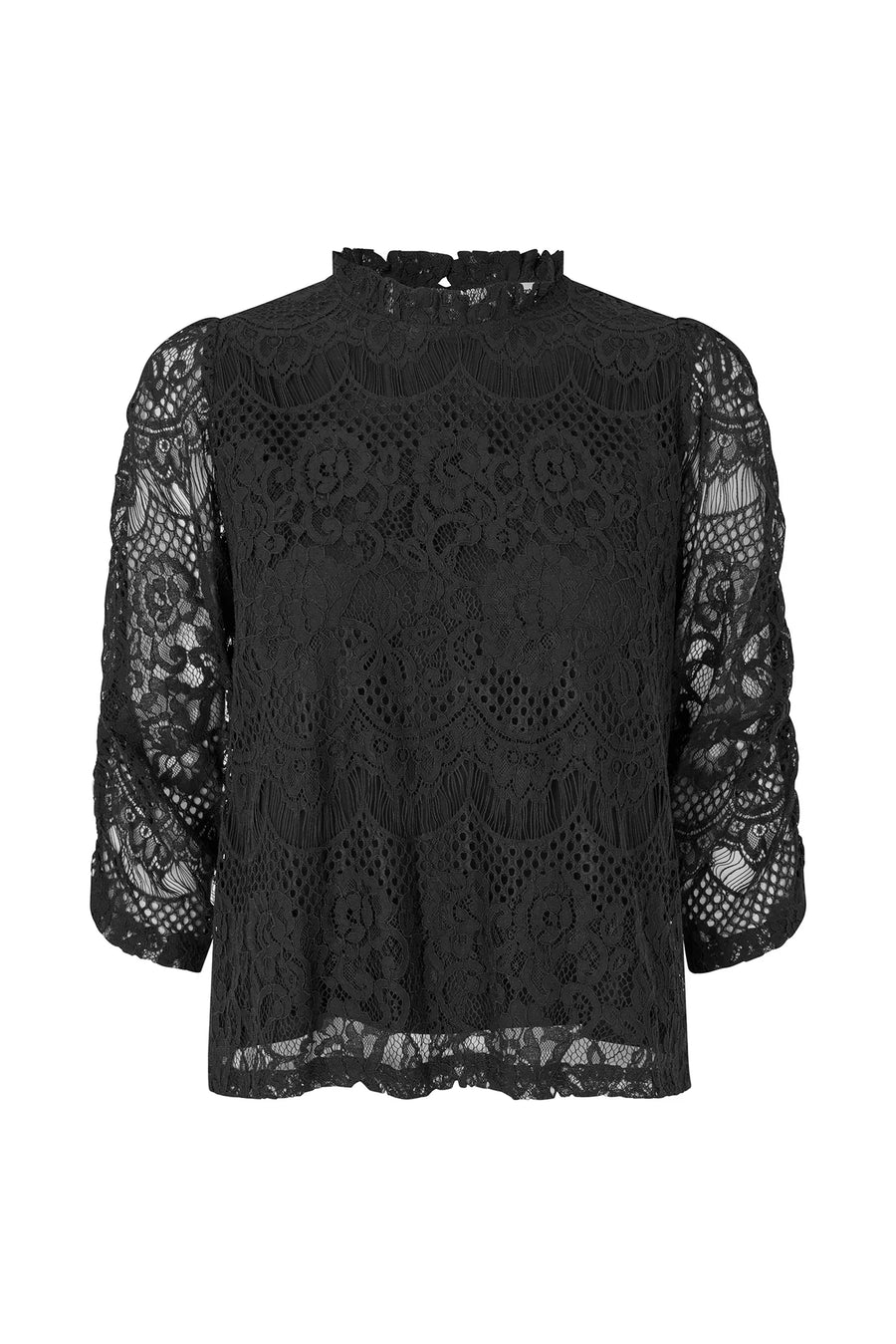 Lollys Laundry Lilou Blouse Black Lace