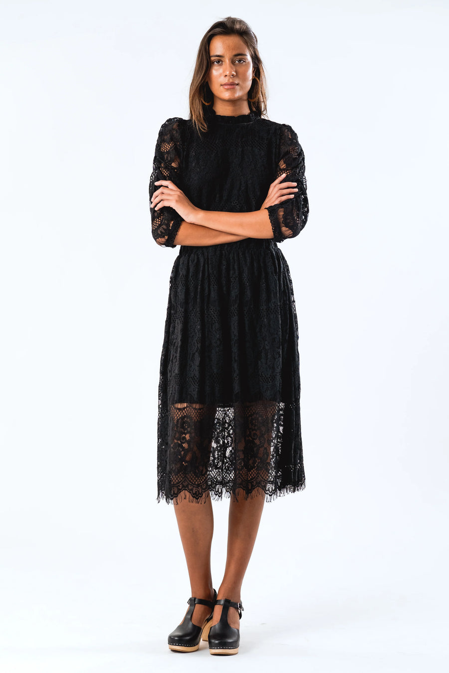 Lollys Laundry Lilou Blouse Black Lace