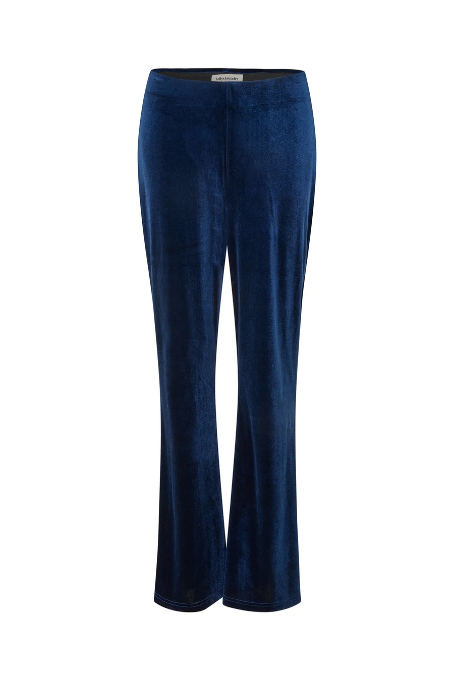 Lollys Laundry Casey Trousers Elasticated Dark Blue Velvet