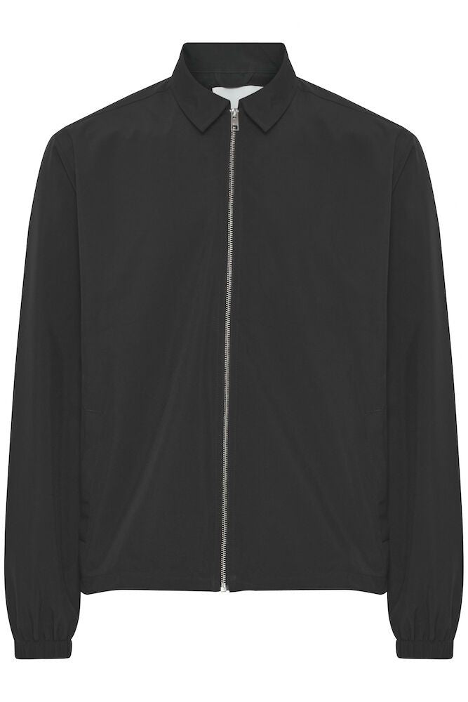Solid Elmer Woven Zip Jack Black