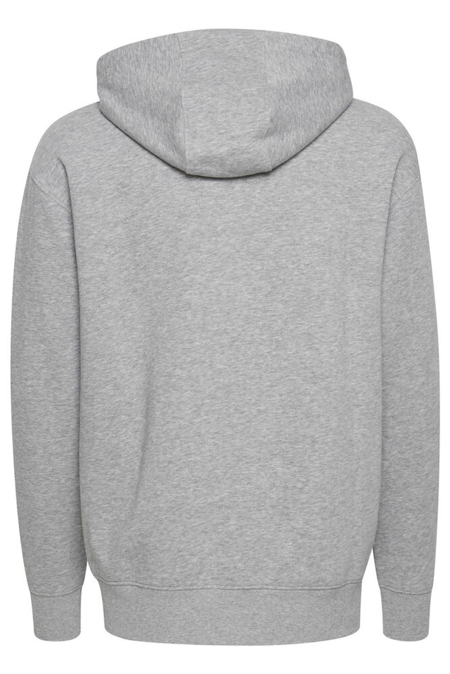 Solid Lenz Zipper Hoodie Grey Marl