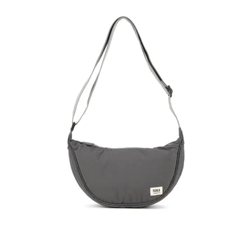 Roka London Farringdon Slouchy Underarm Bag Crossbody Graphite