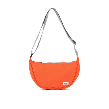 Roka London Farringdon Slouchy Underarm Bag Crossbody Tangerine