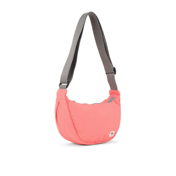 Roka London Farringdon Slouchy Underarm Bag Crossbody Coral