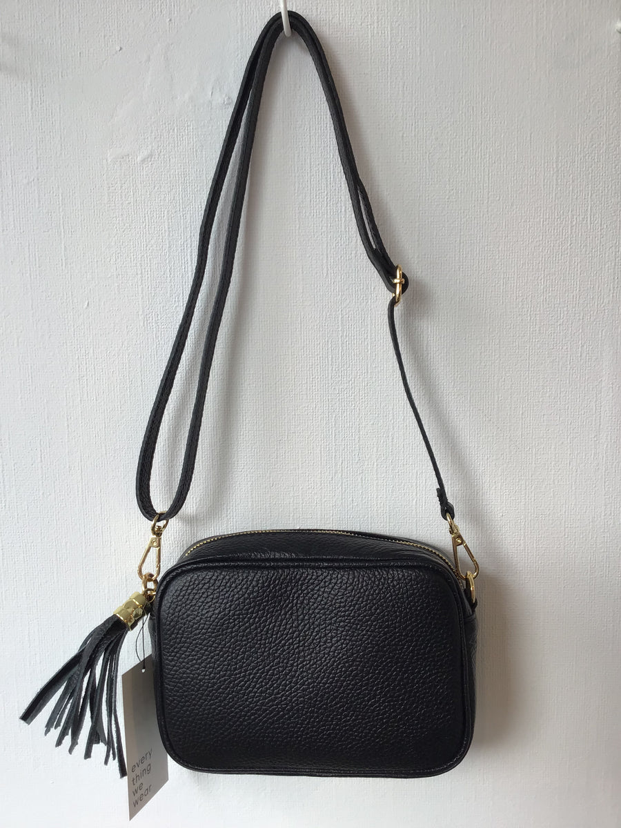 Italian Leather Crossbody Bag