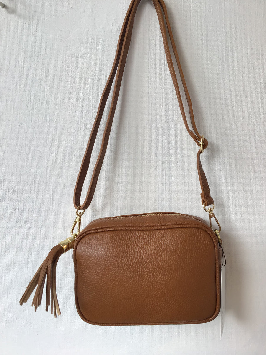 Italian Leather Crossbody Bag