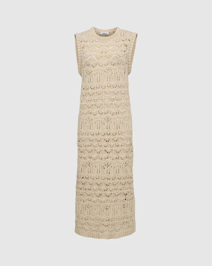 Minimum Sirah Brown Rice Crochet Dress