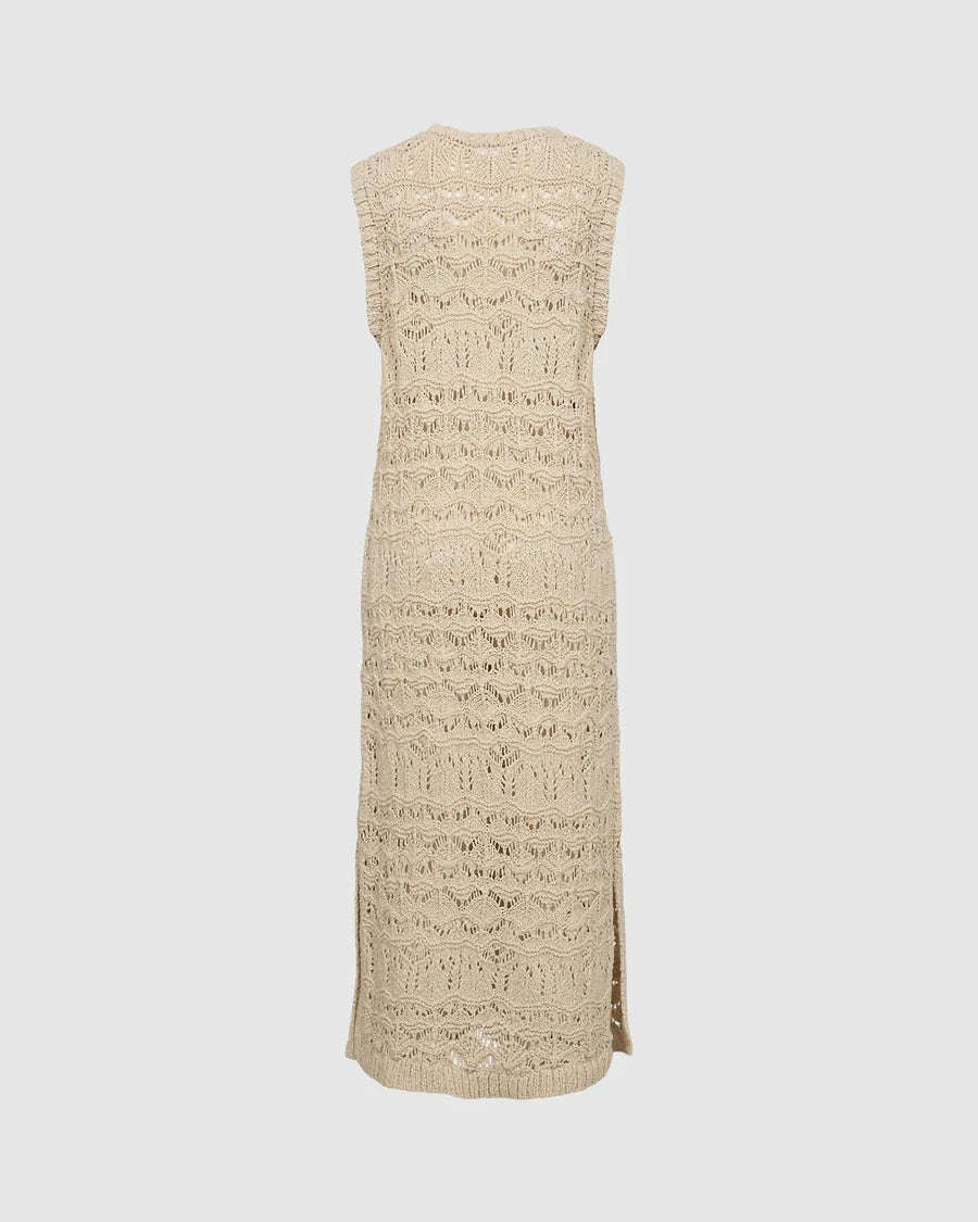 Minimum Sirah Brown Rice Crochet Dress
