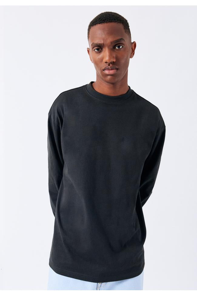 Dr Denim Reno Long Sleeve Top Black