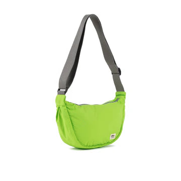 Roka Farringdon Lime Recycled Taslon Crossbody bag