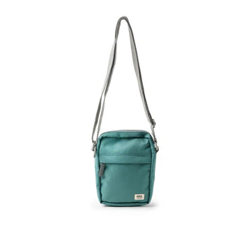 Roka Bond Sage Recycled Canvas Crossbody Pocket Bag