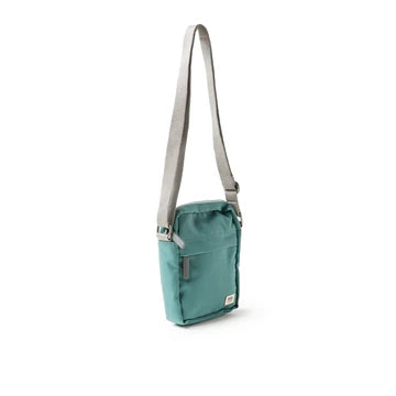 Roka Bond Sage Recycled Canvas Crossbody Pocket Bag