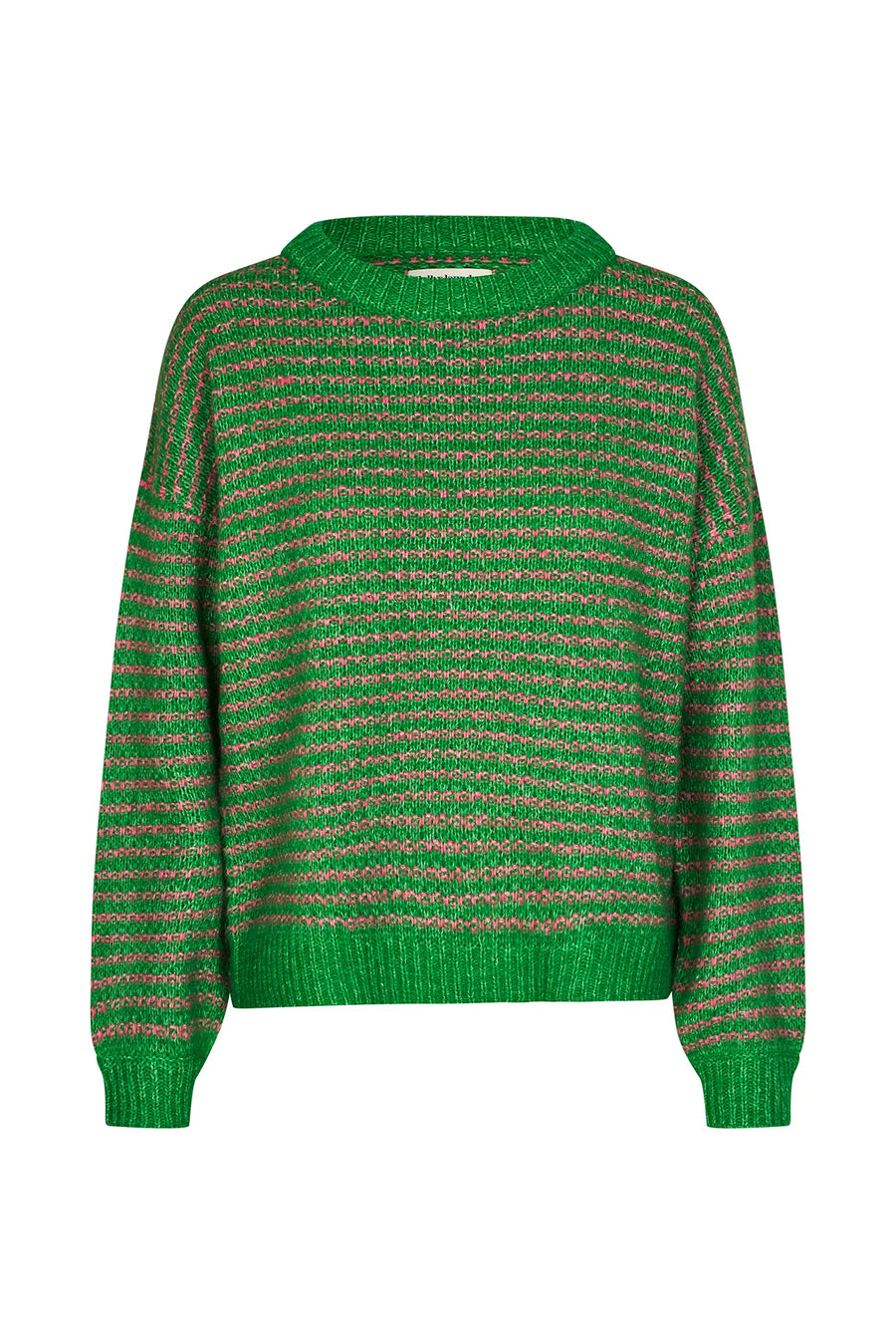 Lollys Laundry TerryLL Knit Jumper Long Sleeve in Green and Pink