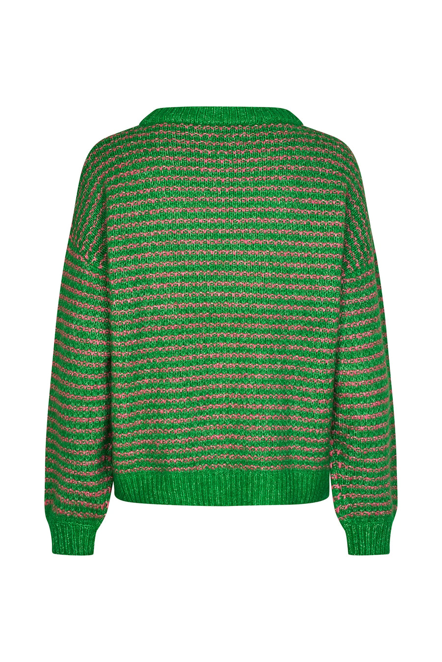 Lollys Laundry TerryLL Knit Jumper Long Sleeve in Green and Pink