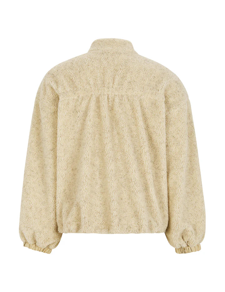 Esme Studios Haze Teddy Jacket GRS in Buttercream