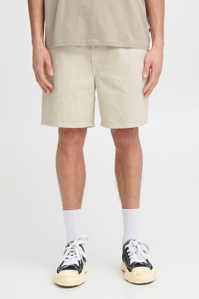 Solid Ryan Denim Shorts Oatmeal