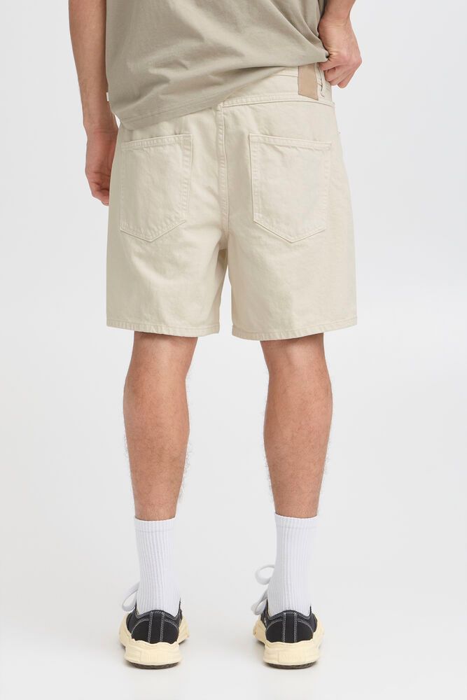 Solid Ryan Denim Shorts Oatmeal