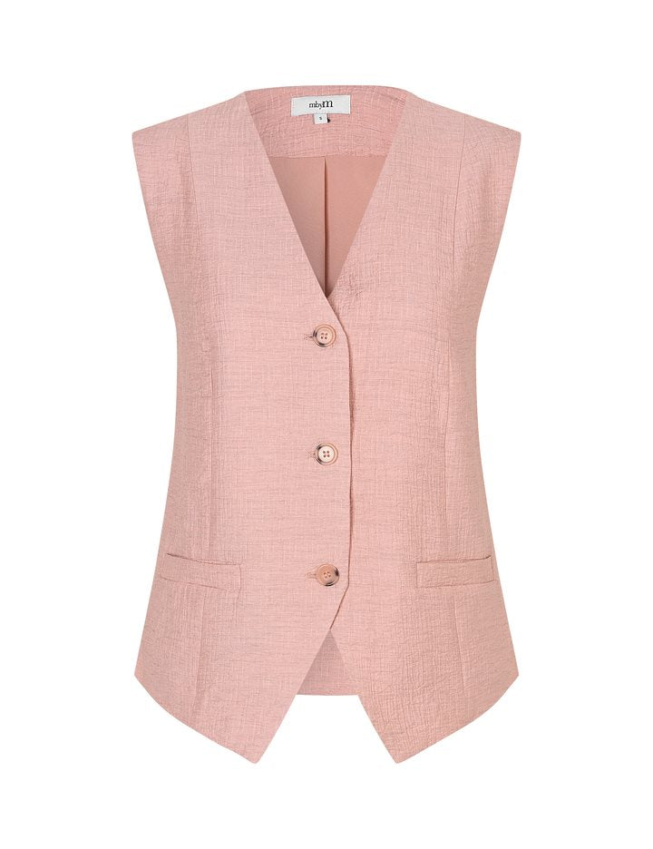 MbyM Frida Waistcoat Pink Melange Vest