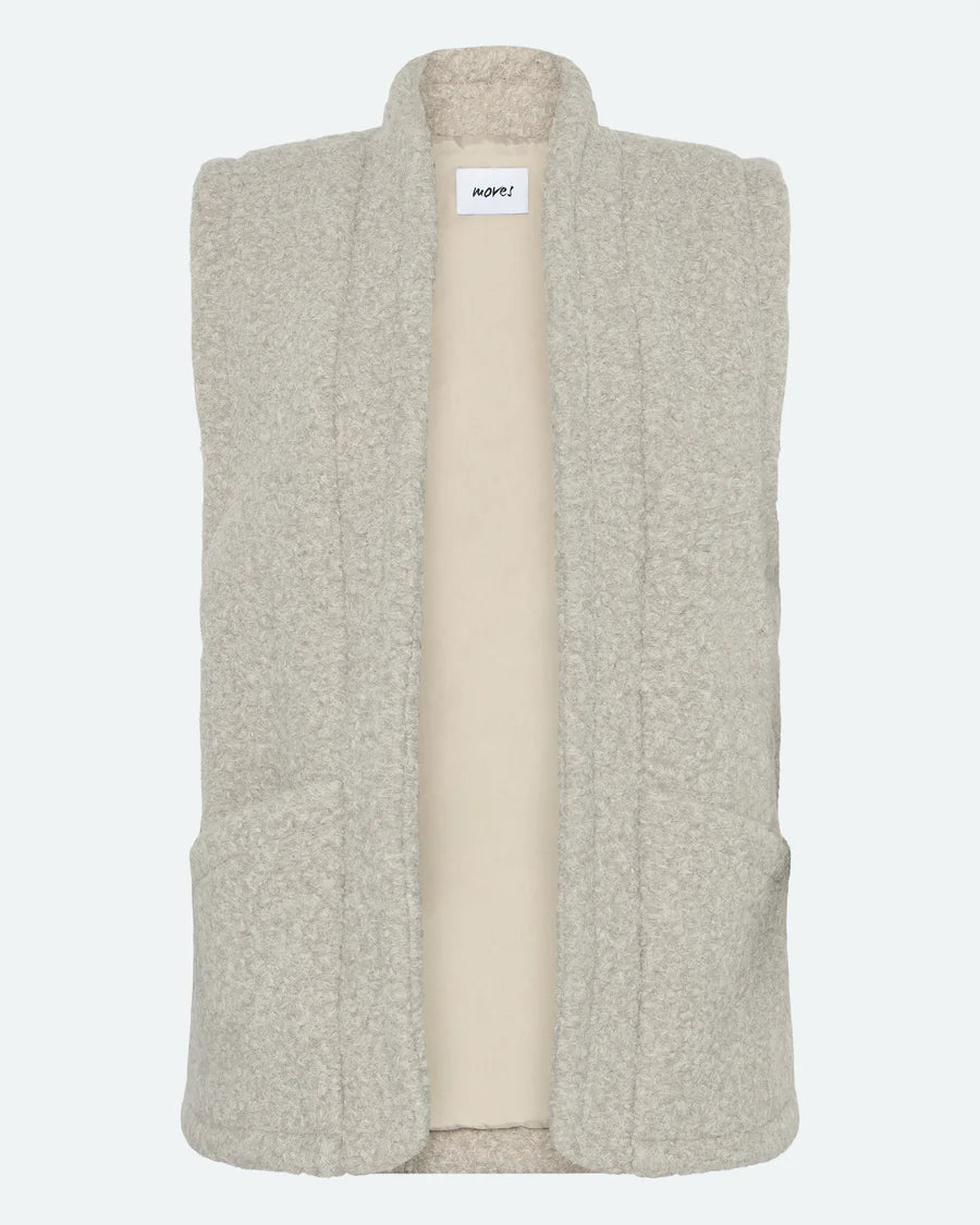Moves Kittah Gilet Silver Birch Taupe Beige