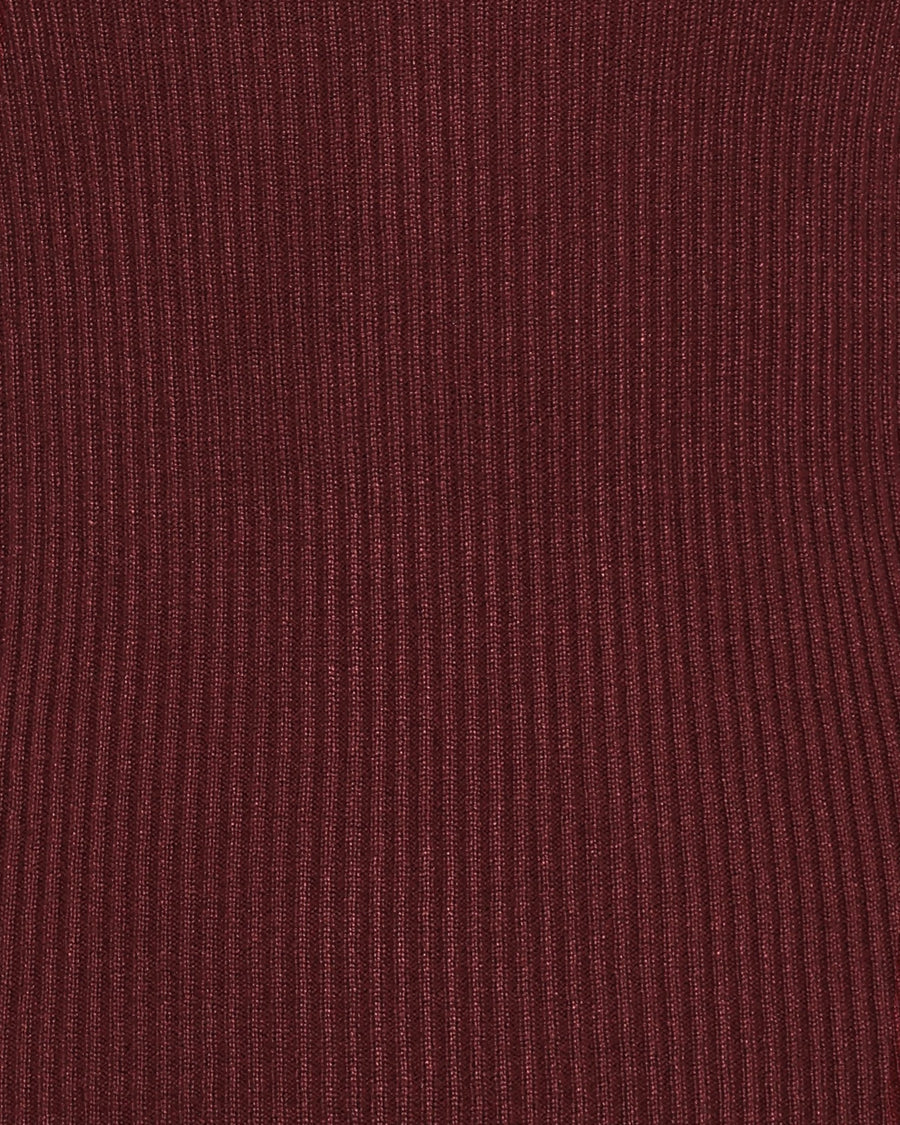 Moves Twusti Knitted Blouse in Sassafras Burgundy