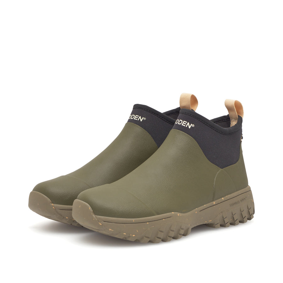 Woden Irene Waterproof in Dark Olive