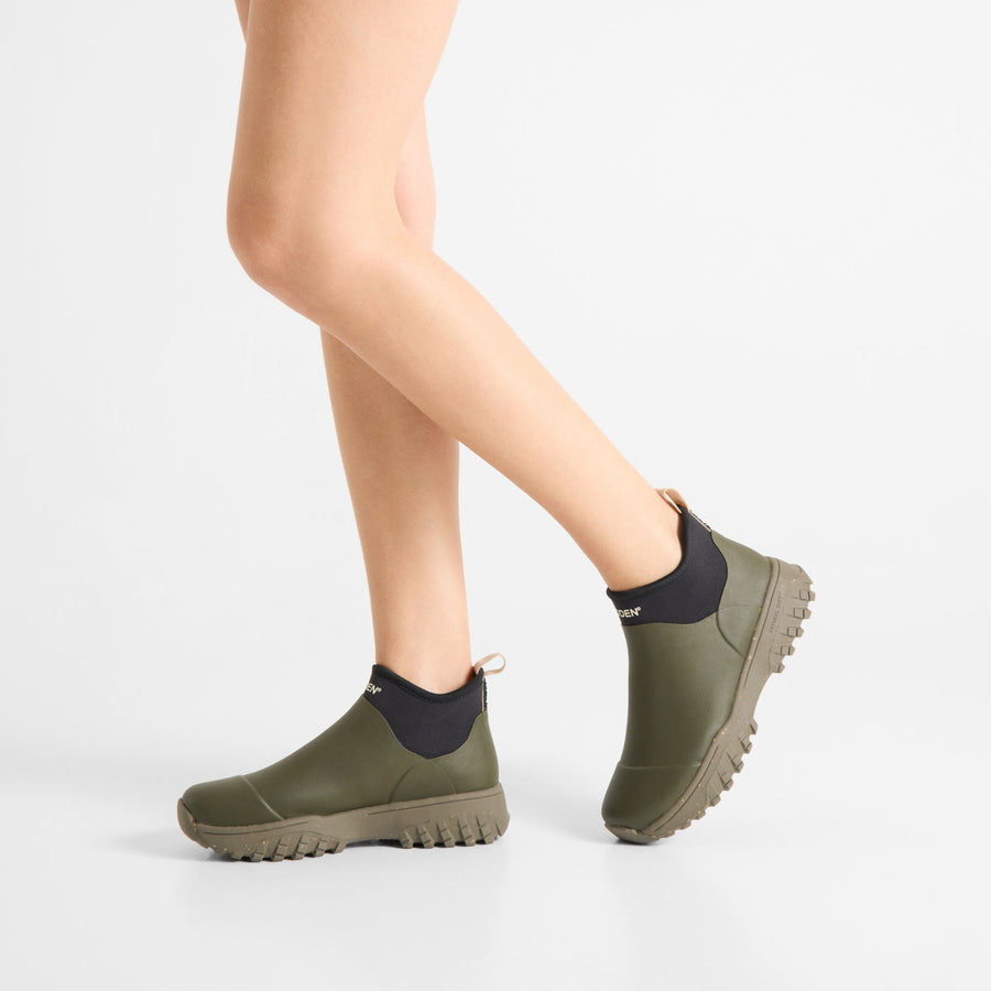 Woden Irene Waterproof in Dark Olive