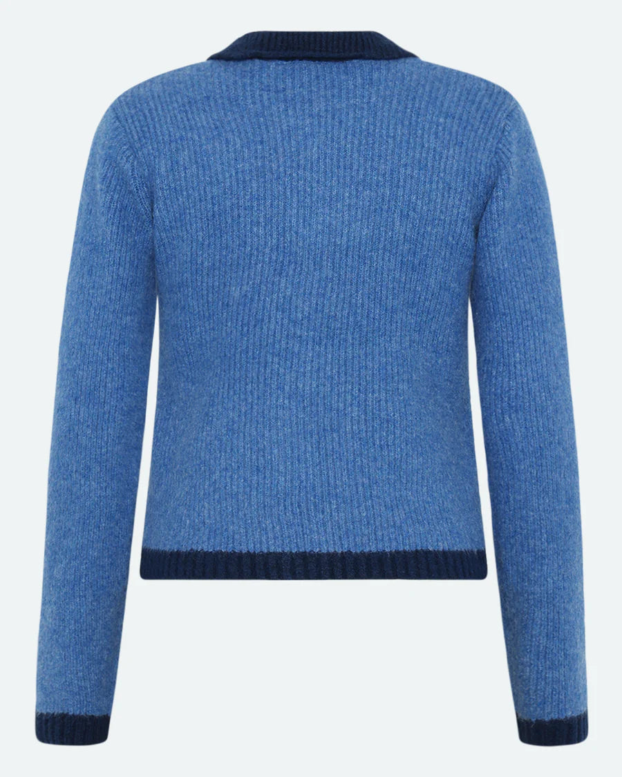 Moves Denna Cardigan Star Sapphire Blue