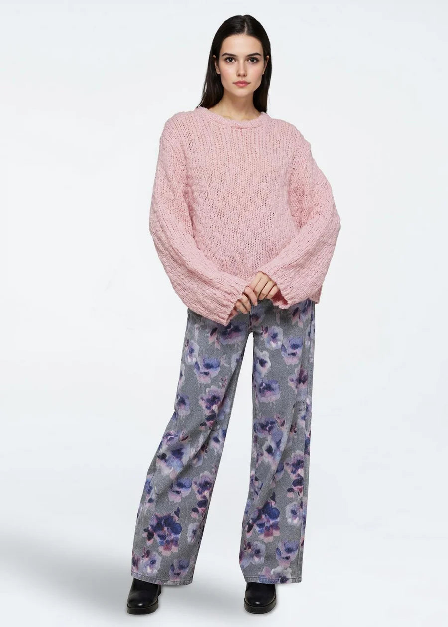 Moves Fylla Knit Jumper Pink