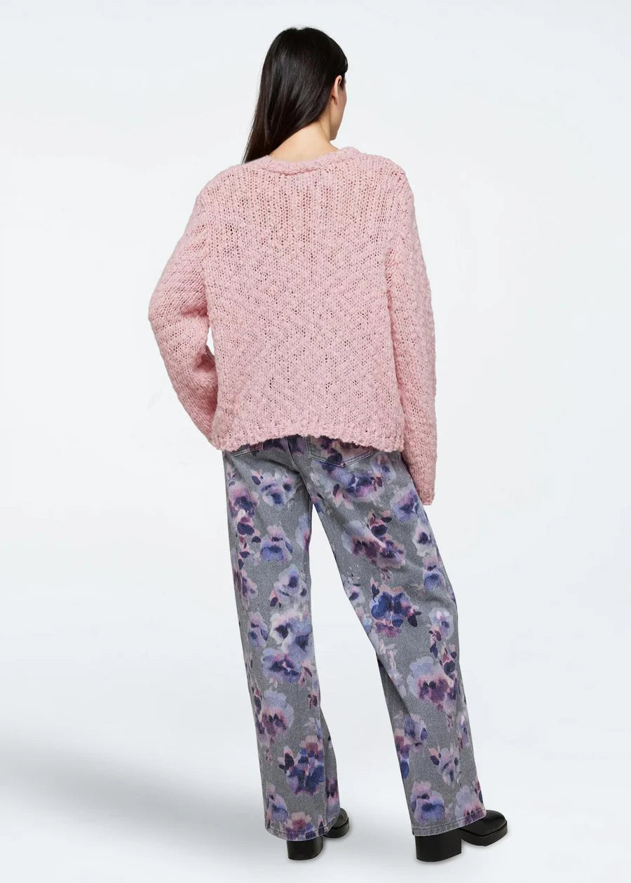 Moves Fylla Knit Jumper Pink