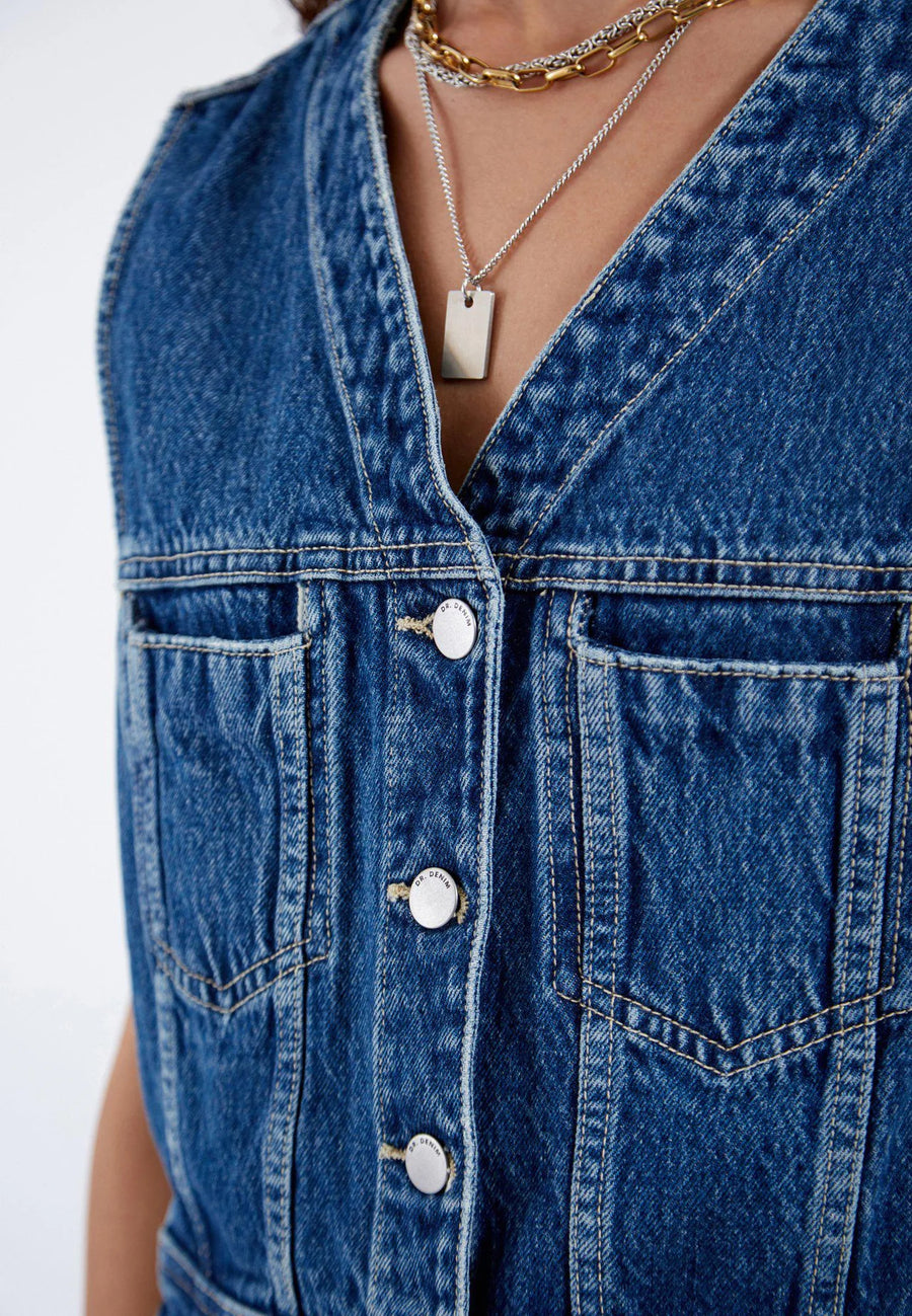 Dr Denim Tina Top Stream Mid Retro