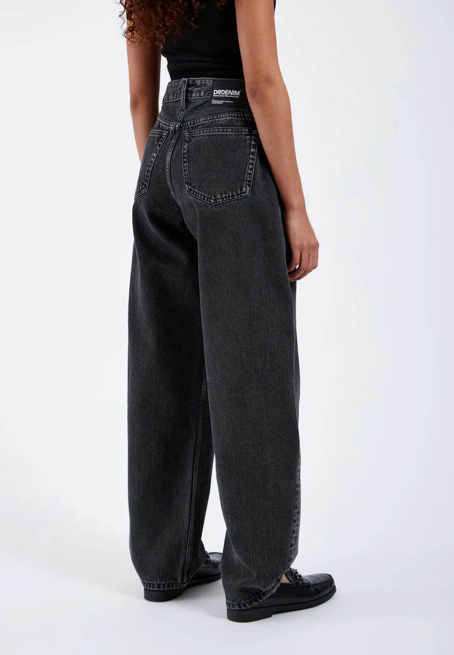 Dr Denim Nanci Aged Black