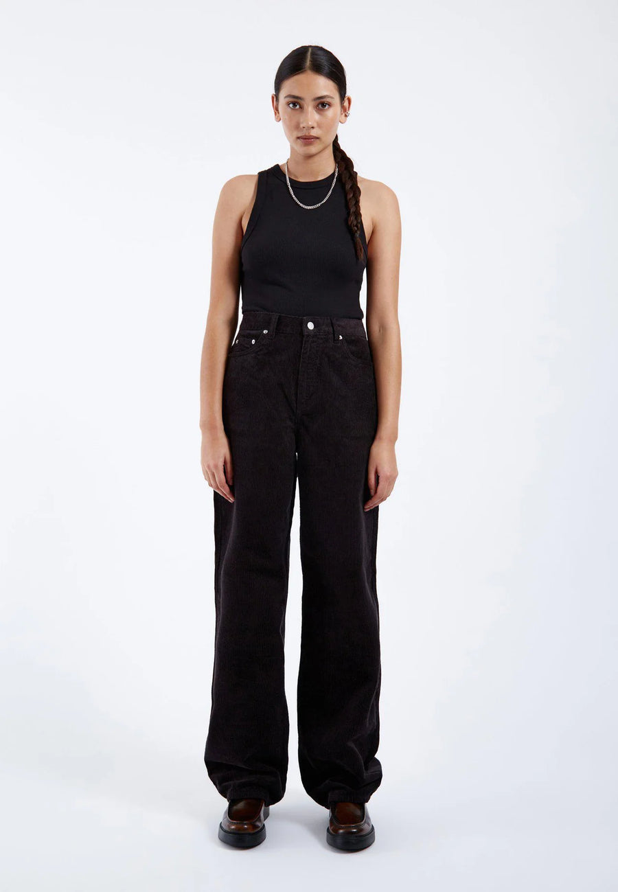 Dr Denim Donna Black Cord