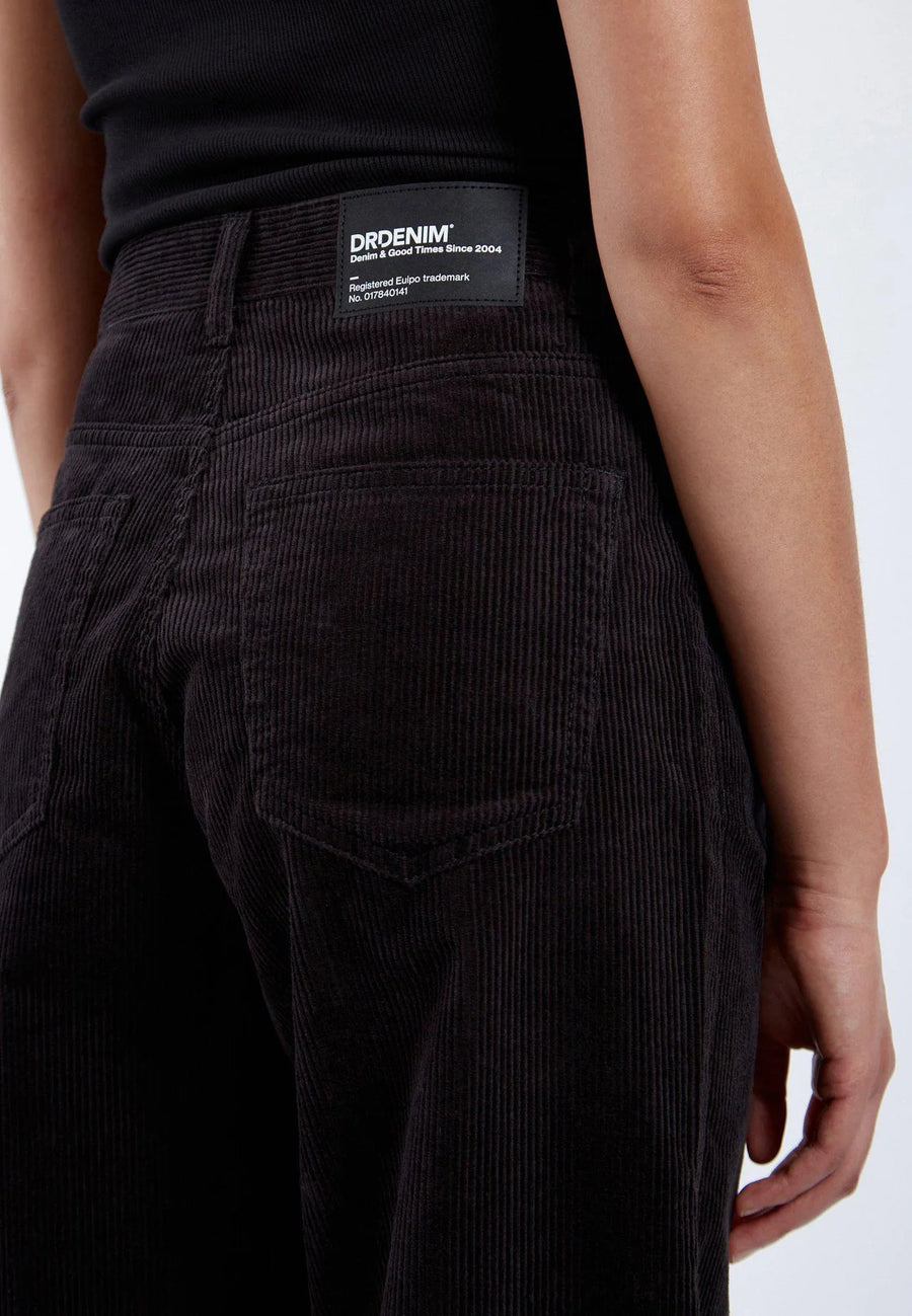 Dr Denim Donna Black Cord