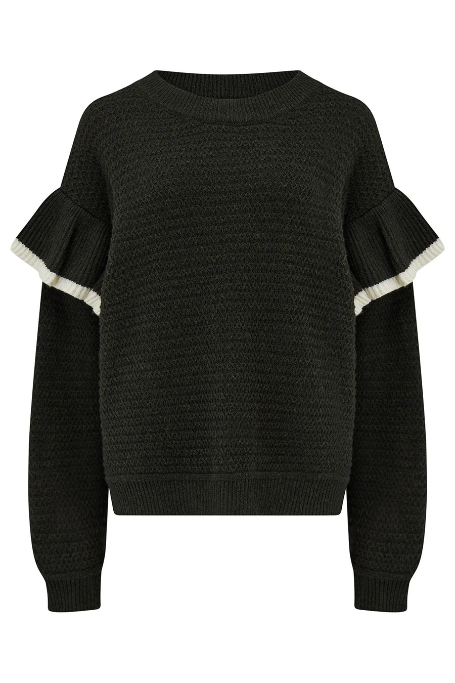 Seventy & Mochi Aria Jumper Knit Forest Green