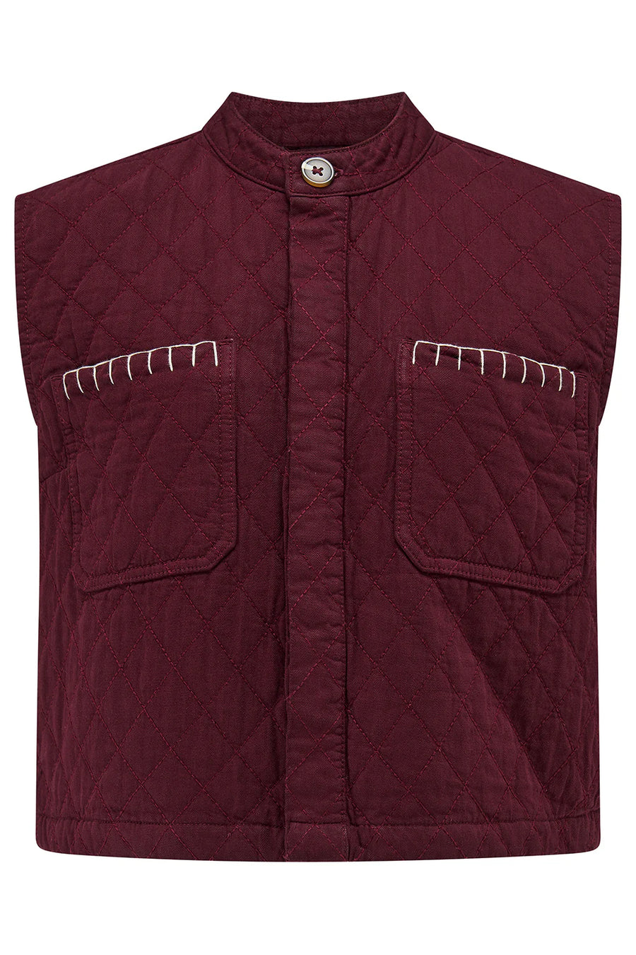 Seventy & Mochi Pablo Jacket Quilted Mulberry