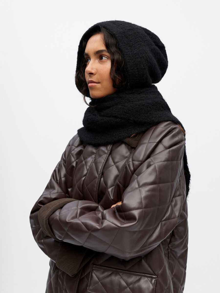 Object Milu Scarf knit Balaclava Black